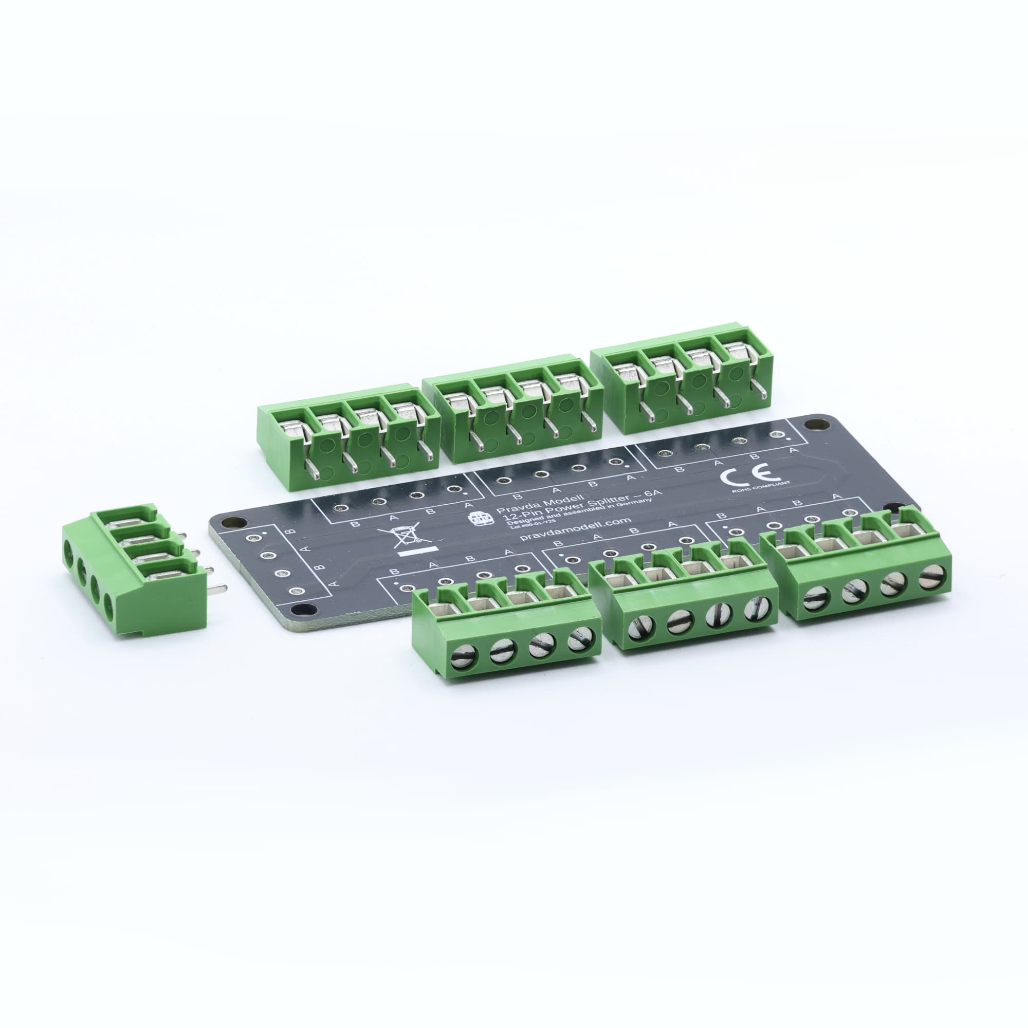 Kit for Model Railway power distributor 12-pin