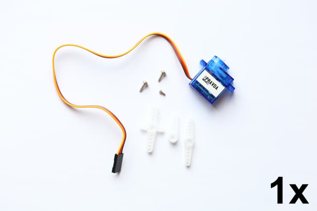 9g model railway servo with plastic gearing