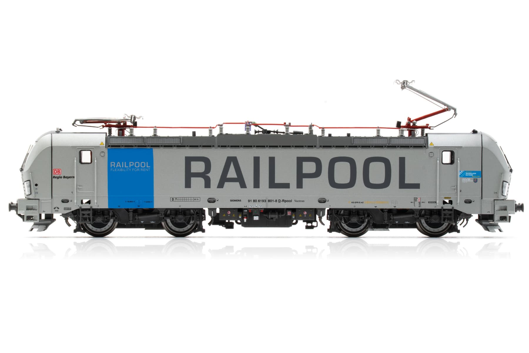 H0 BR 193 Vectron Railpool/DB Regio, DCC Sound