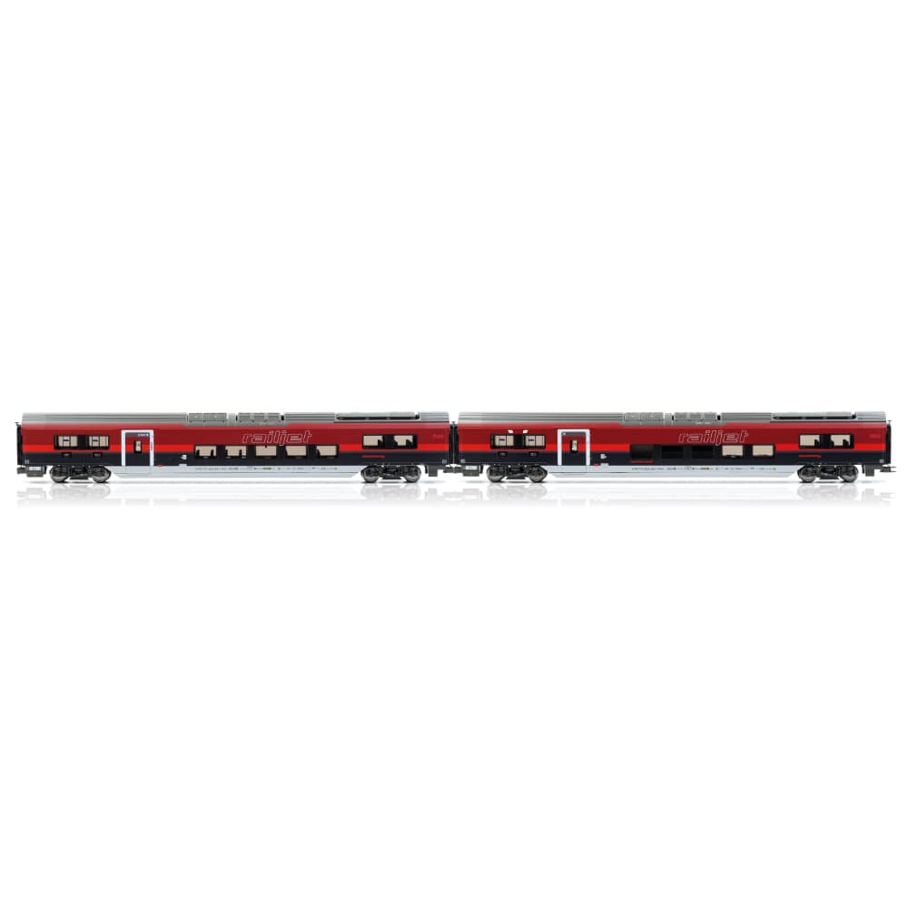 H0 2-Car Set Railjet Cars DANI ÖBB, Basic
