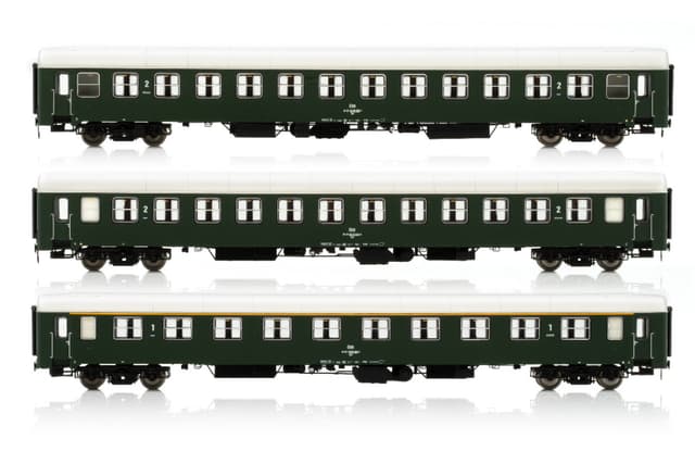 H0 3-Car Set UIC-X Passenger Cars ÖBB, Ep. III, green