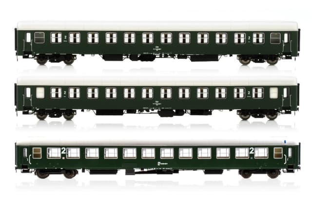 H0 3-Car Set UIC-X Passenger Cars ÖBB, Ep. IV, green