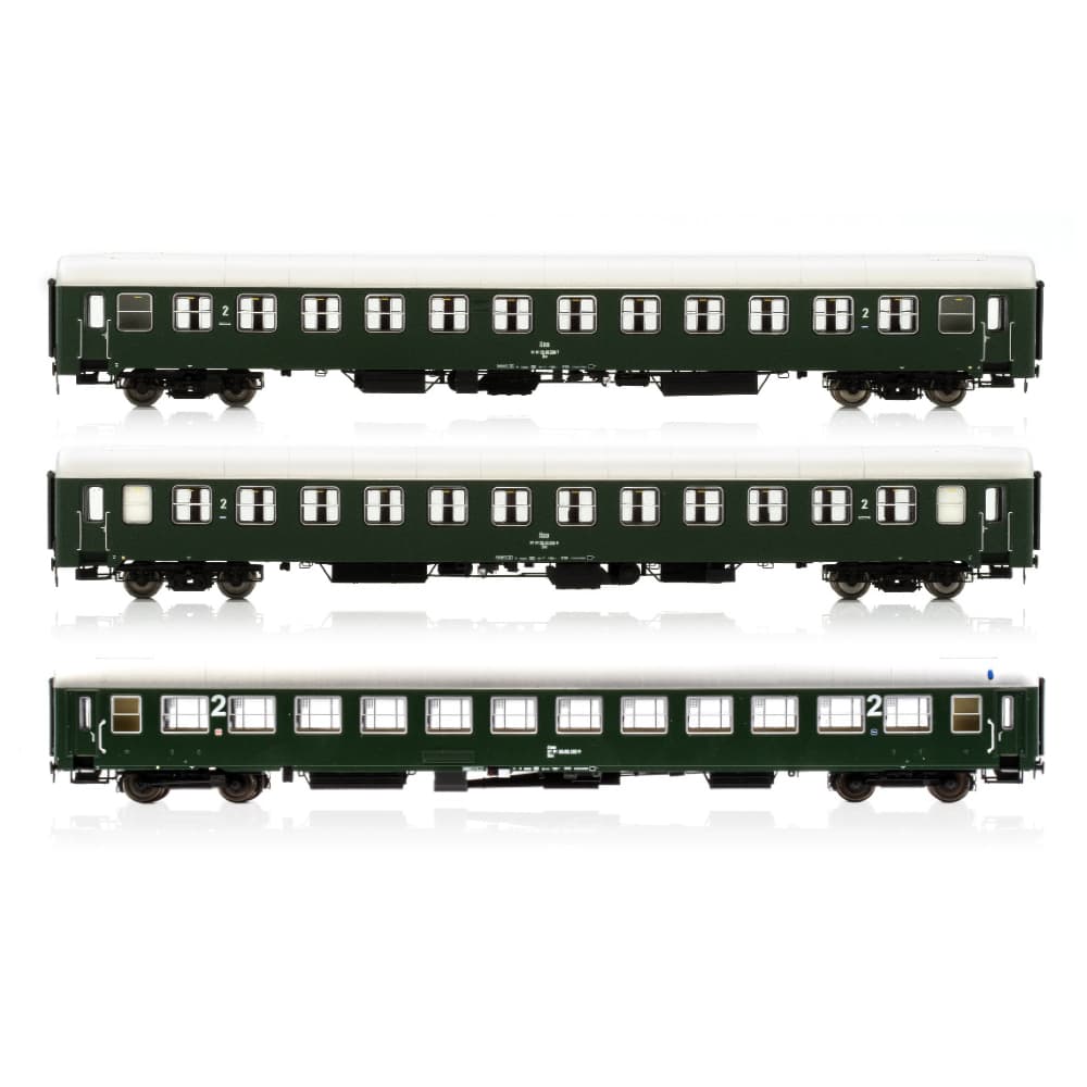 H0 3-Car Set UIC-X Passenger Cars ÖBB, Ep. IV, green