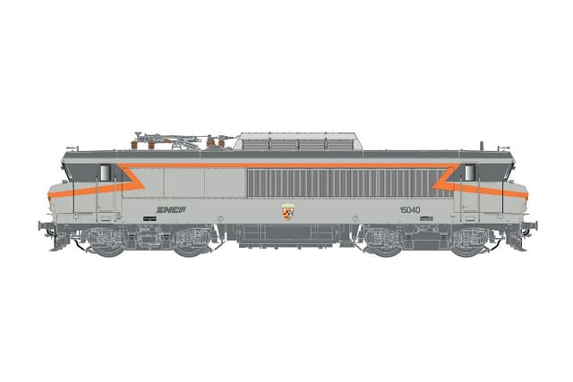H0 BB 15040 SNCF, beton
