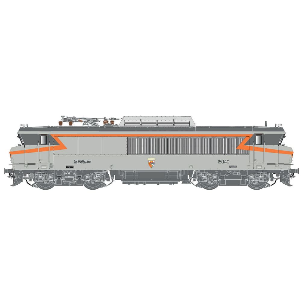 H0 BB 15040 SNCF, beton