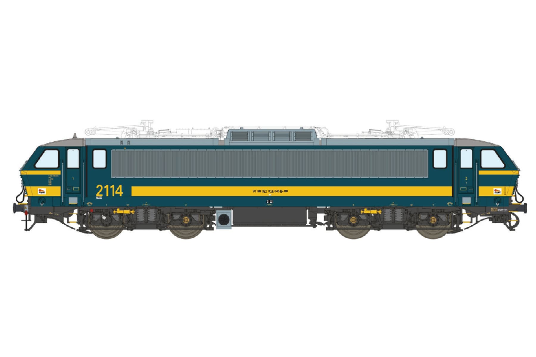 H0 HLE 21 SNCB, DCC Sound