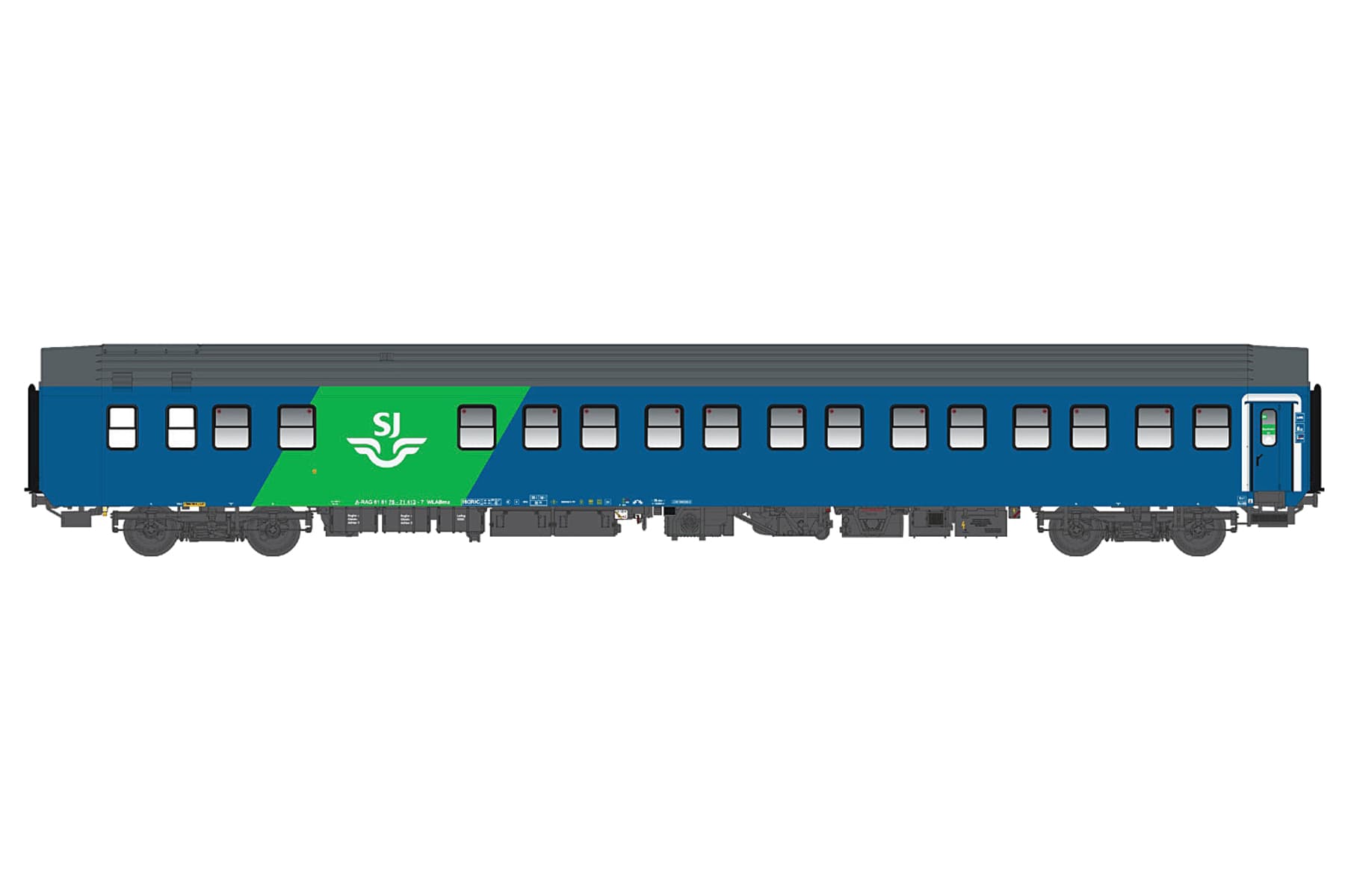 H0 Sleeping Car WLABmz 75-71 RDC/SJ, EN 346, 2nd
