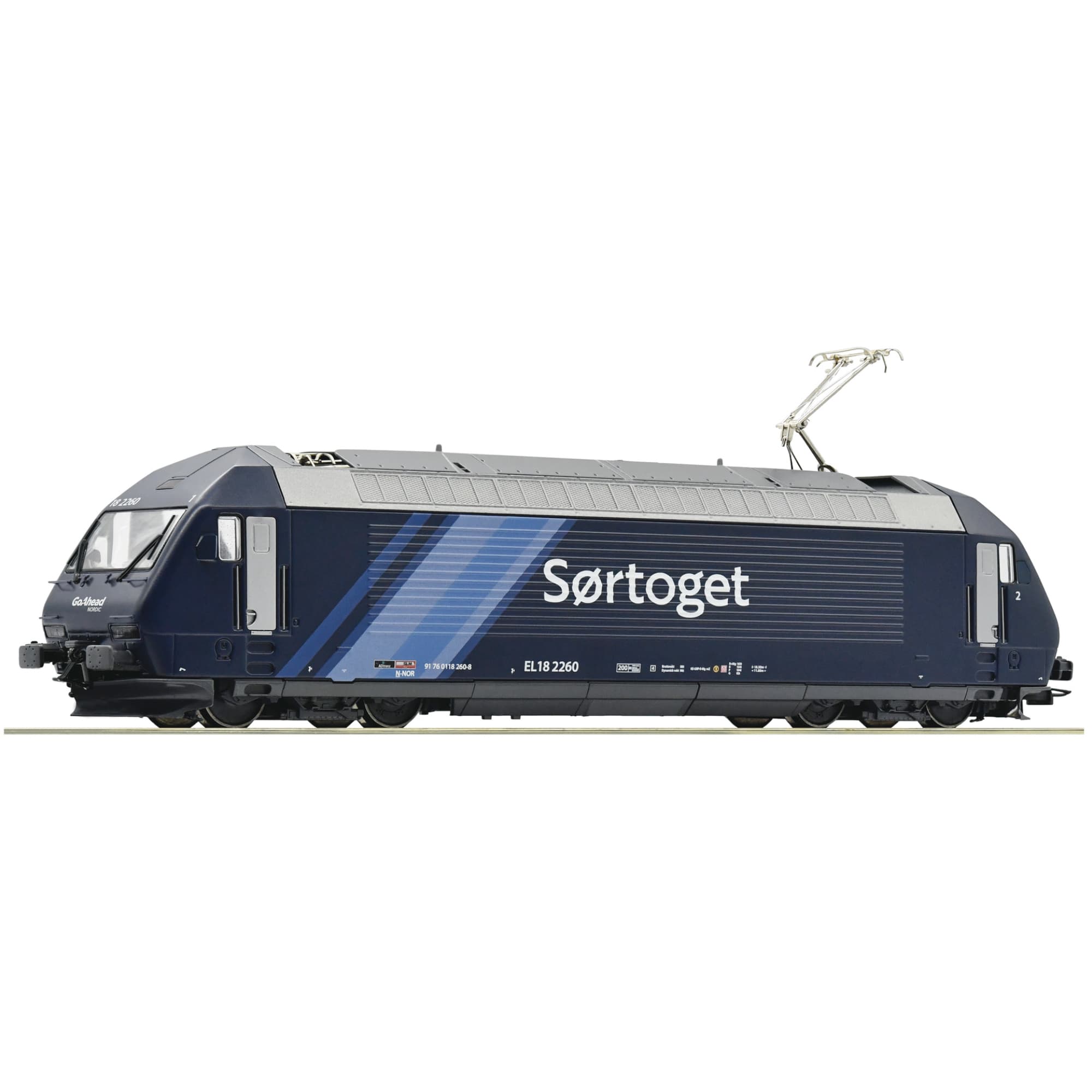 H0 Go Ahead Norge El 18 2260 in DCC Sound.