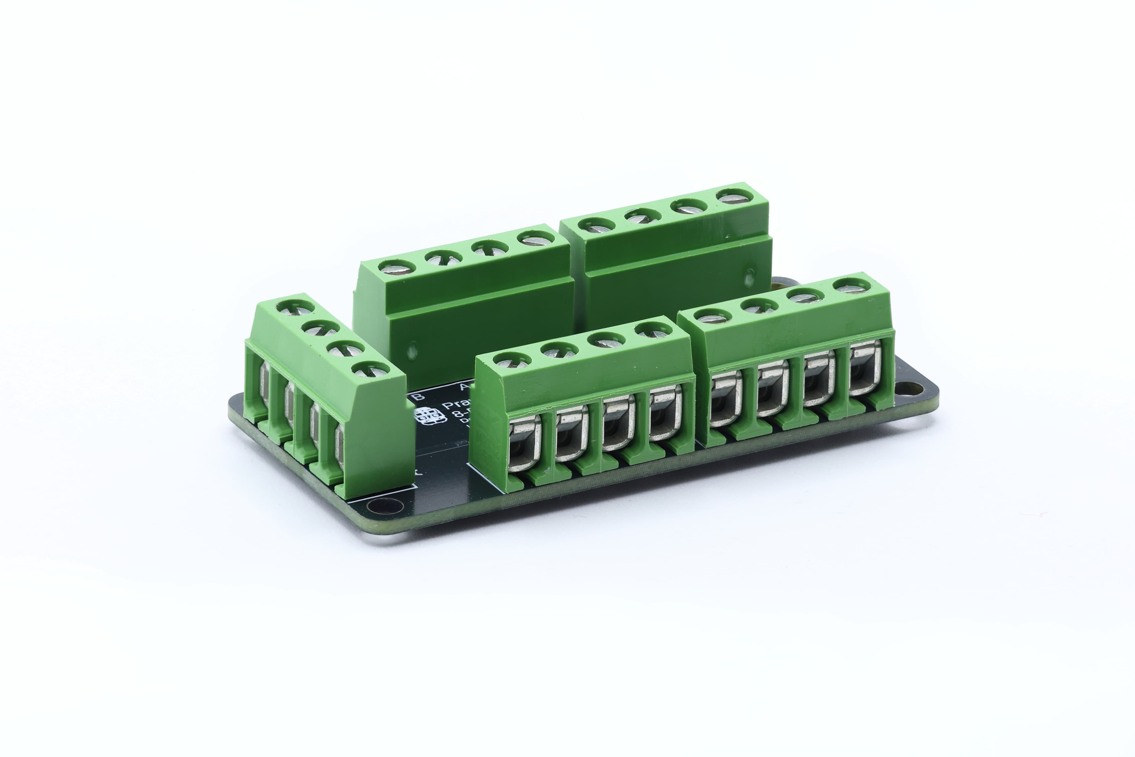 Model Railway power distributor 8-pin, top left view