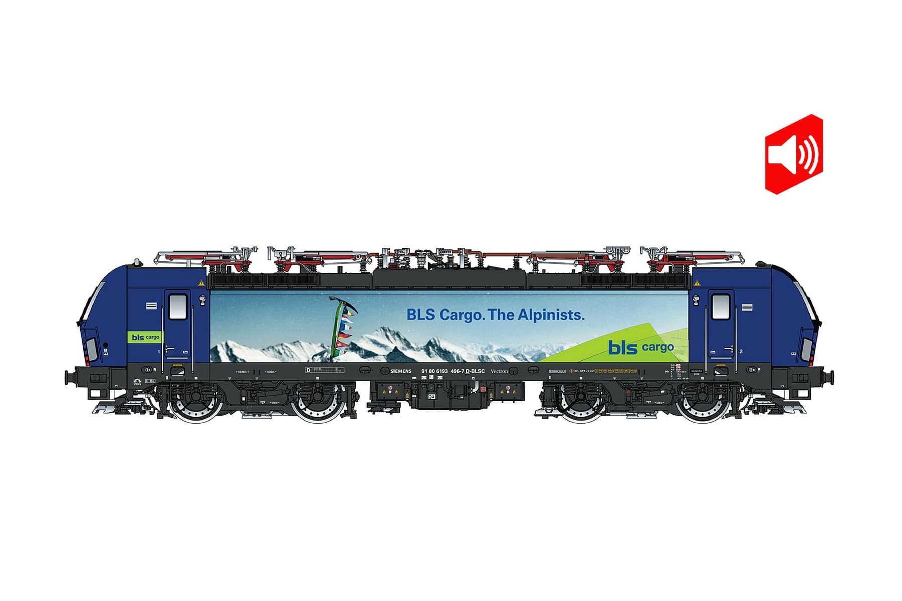 H0 BR 193 Vectron HUPAC / BLS Cargo, DCC Sound