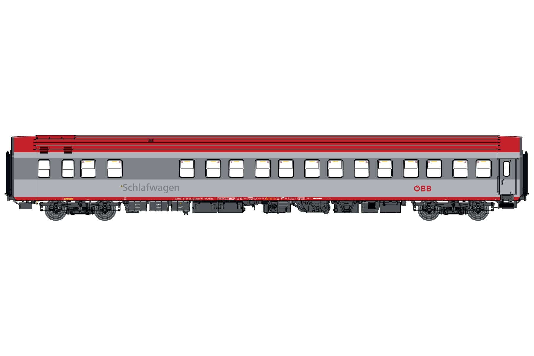 H0 Sleeping Car WLAB32s (T2S) ÖBB