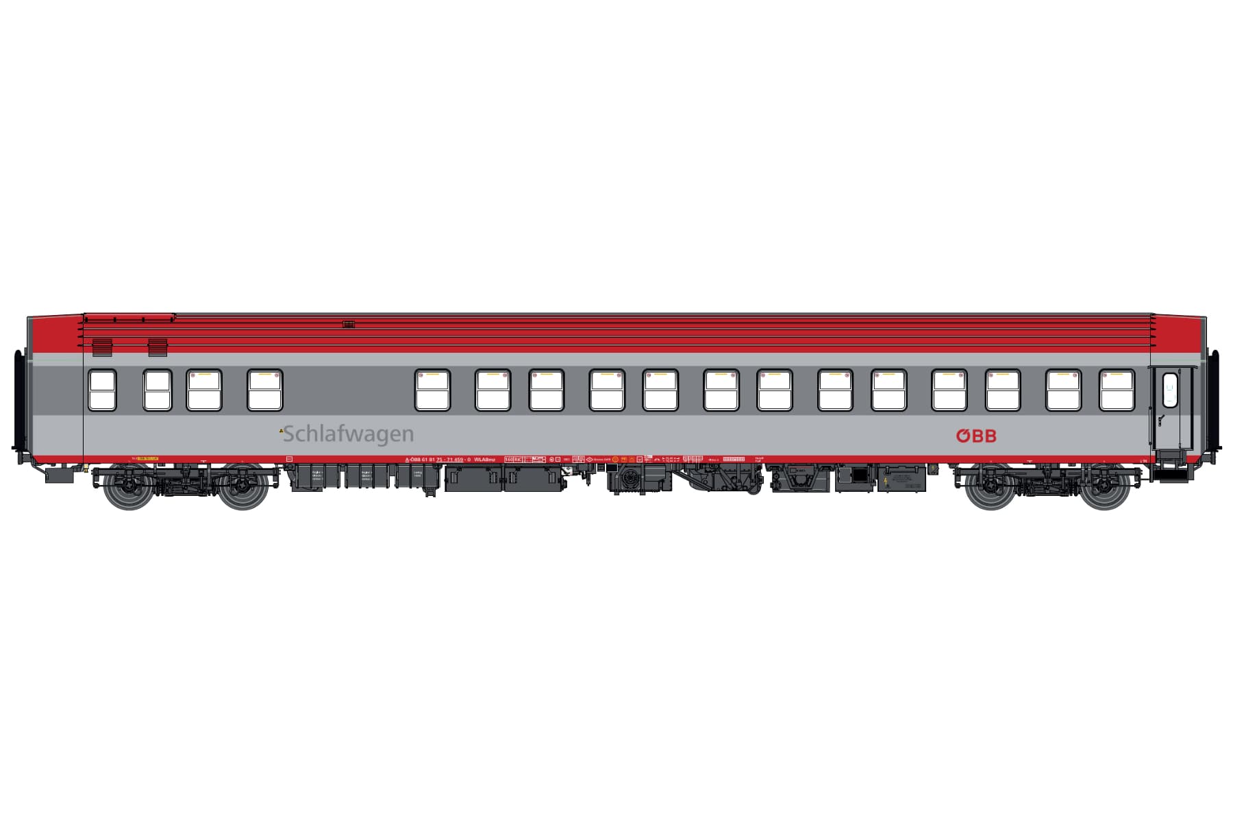H0 Sleeping Car WLAB32s (T2S) ÖBB