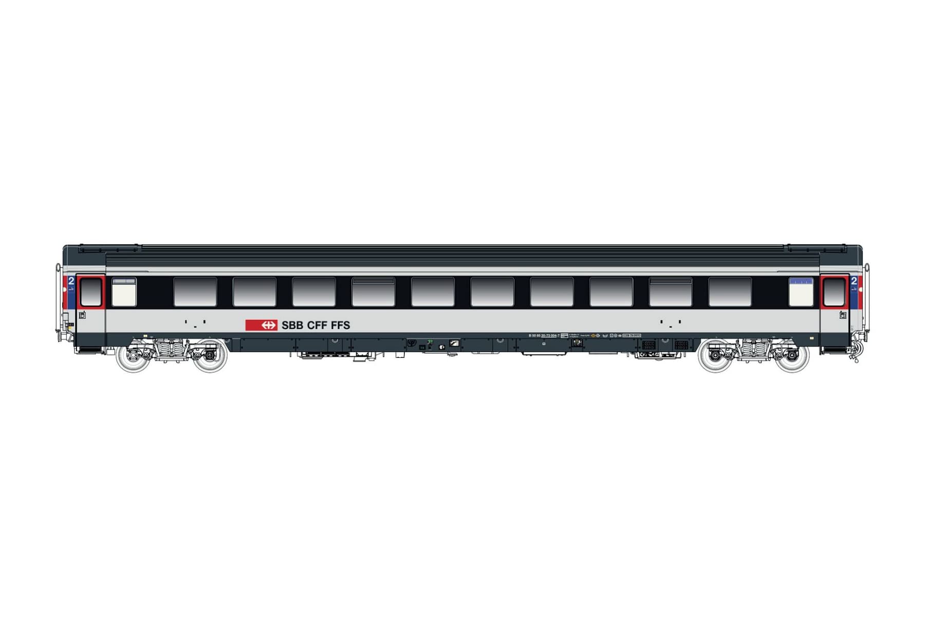 H0 Passenger Car UIC Z1 Bpm SBB
