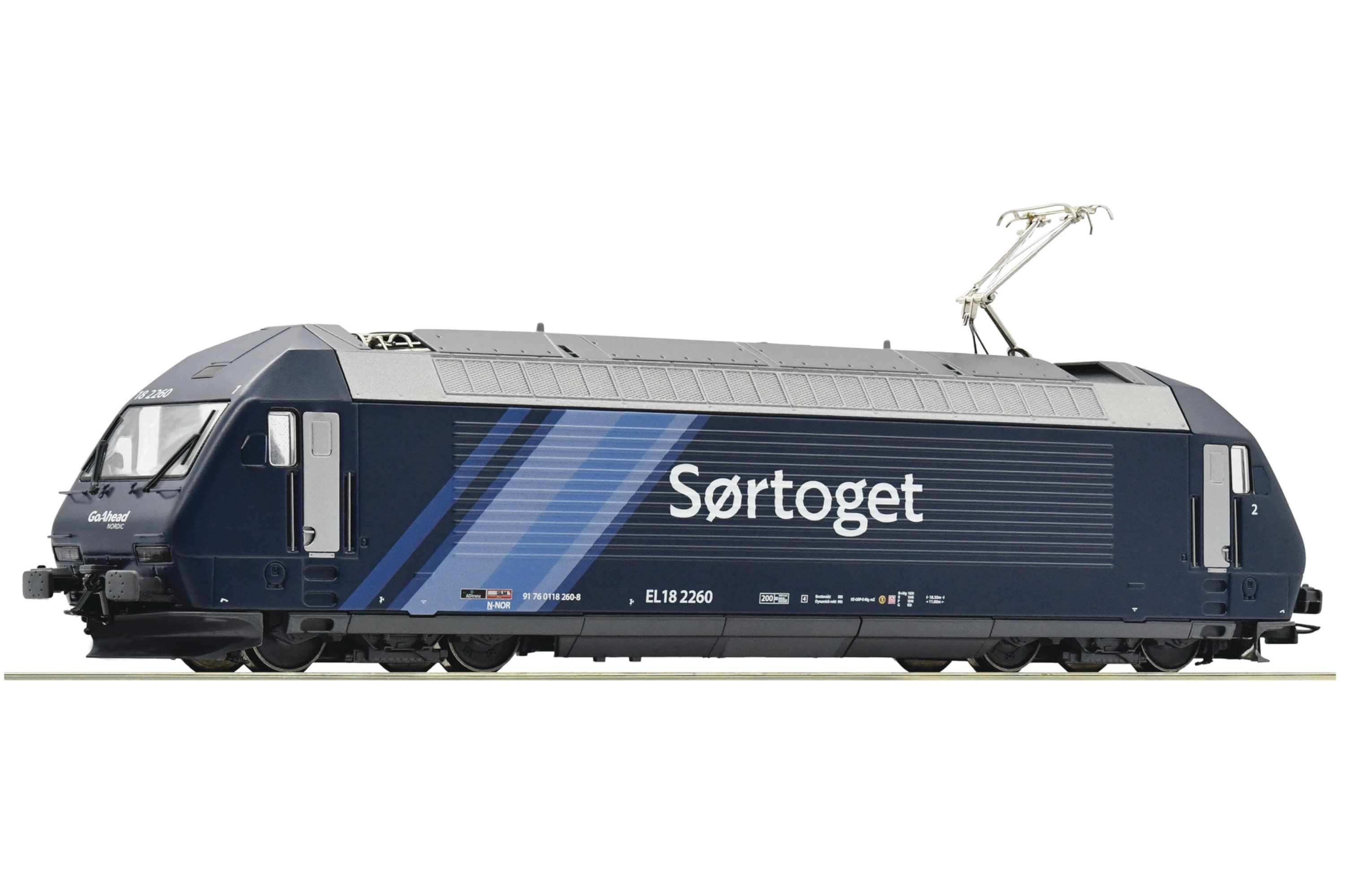 H0 Go Ahead Norge El 18 2260 in DCC Sound.